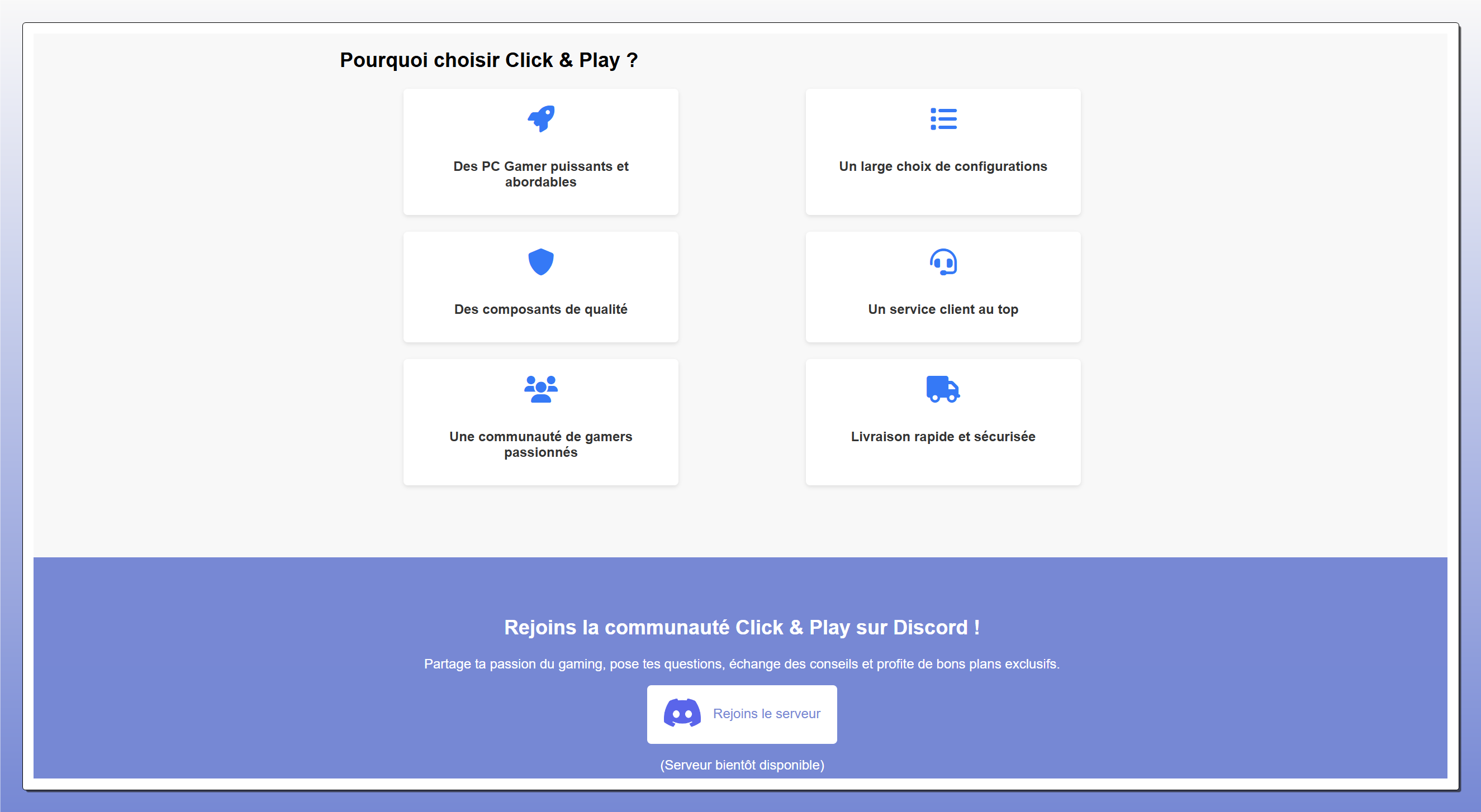 Processus de commande
